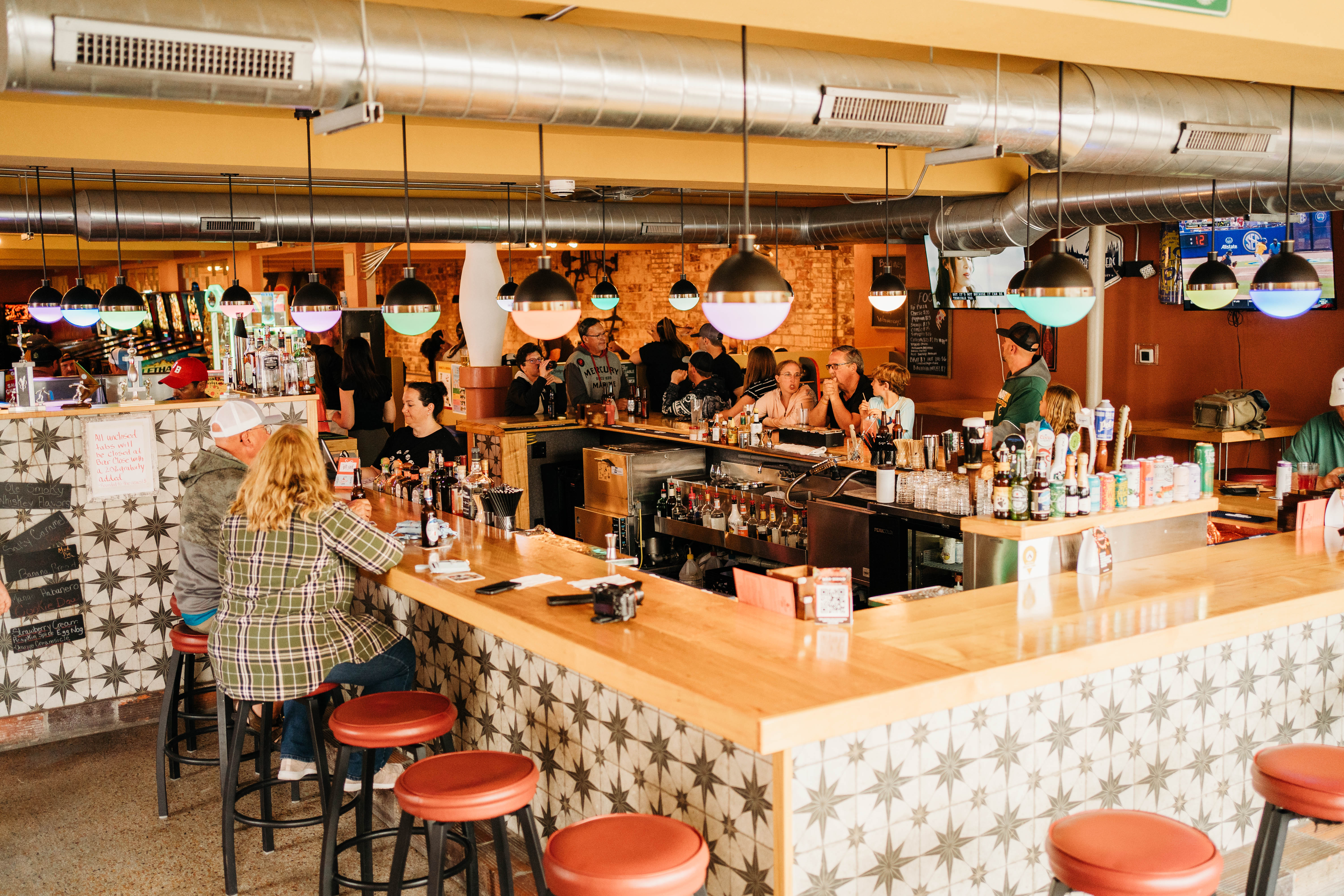 Cherry Lanes Bar featuring craft beers and unique cocktails