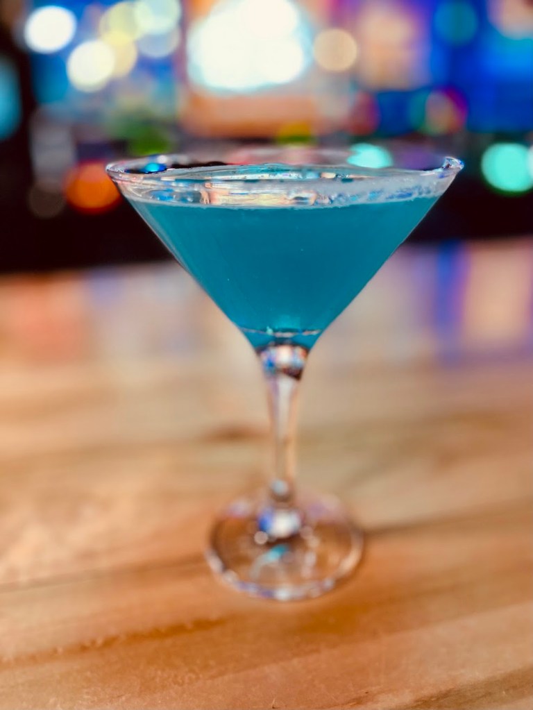 Blue Glacier Martini